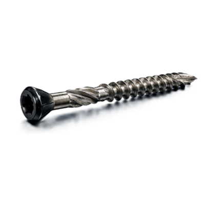 Schroevendump vlonderschroeven Zwart RVS 410  4,0 x 60 200stuks TX-15