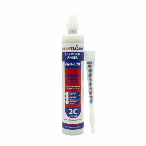 Schroevendump Chemisch Anker 2C – 300 ml – Sneldrogend & Extreem Sterk