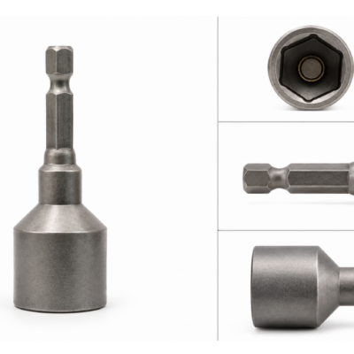 Magnetische Dopsleutel 10.0 x 50 mm – Voor M6 Zeskantbouten en Moeren