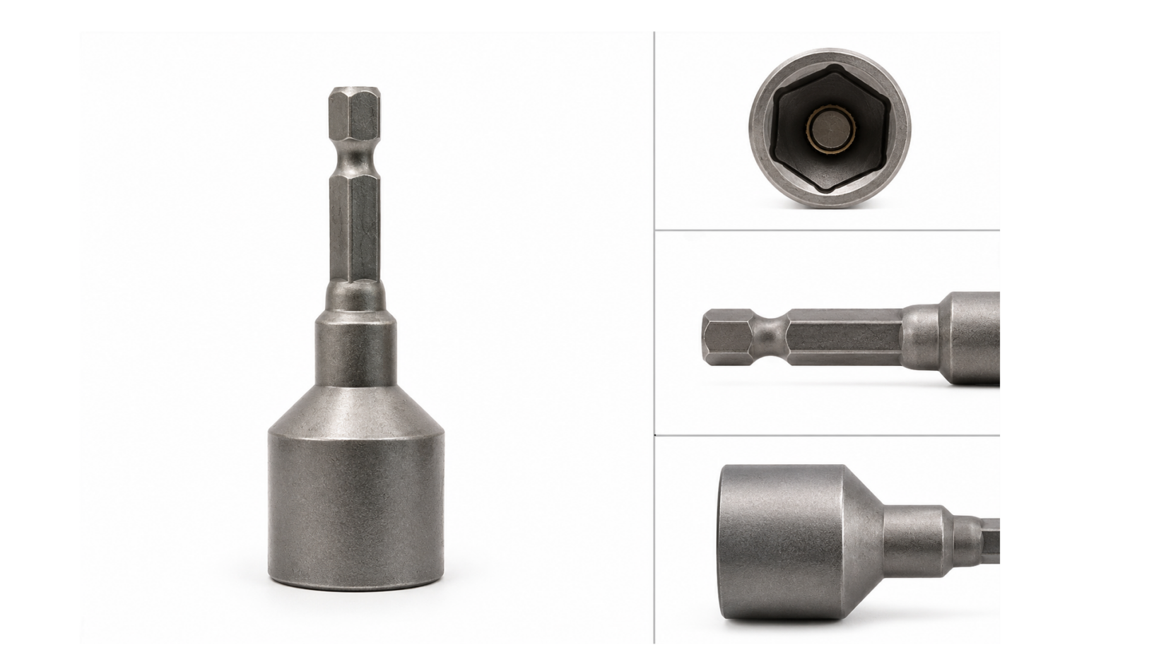 Magnetische Dopsleutel 6.0 x 50 mm – Voor M4 Zeskantbouten en Moeren