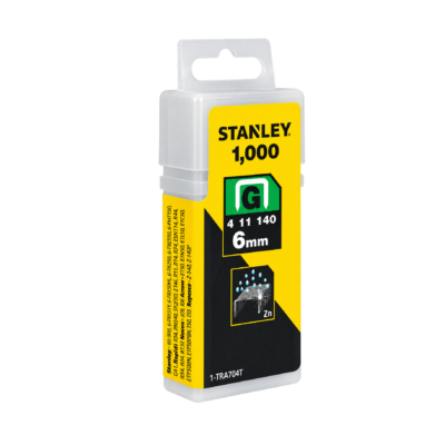 Stanley Type G Nieten 6mm Gegalvaniseerd 1000 stuks – 1-TRA704T