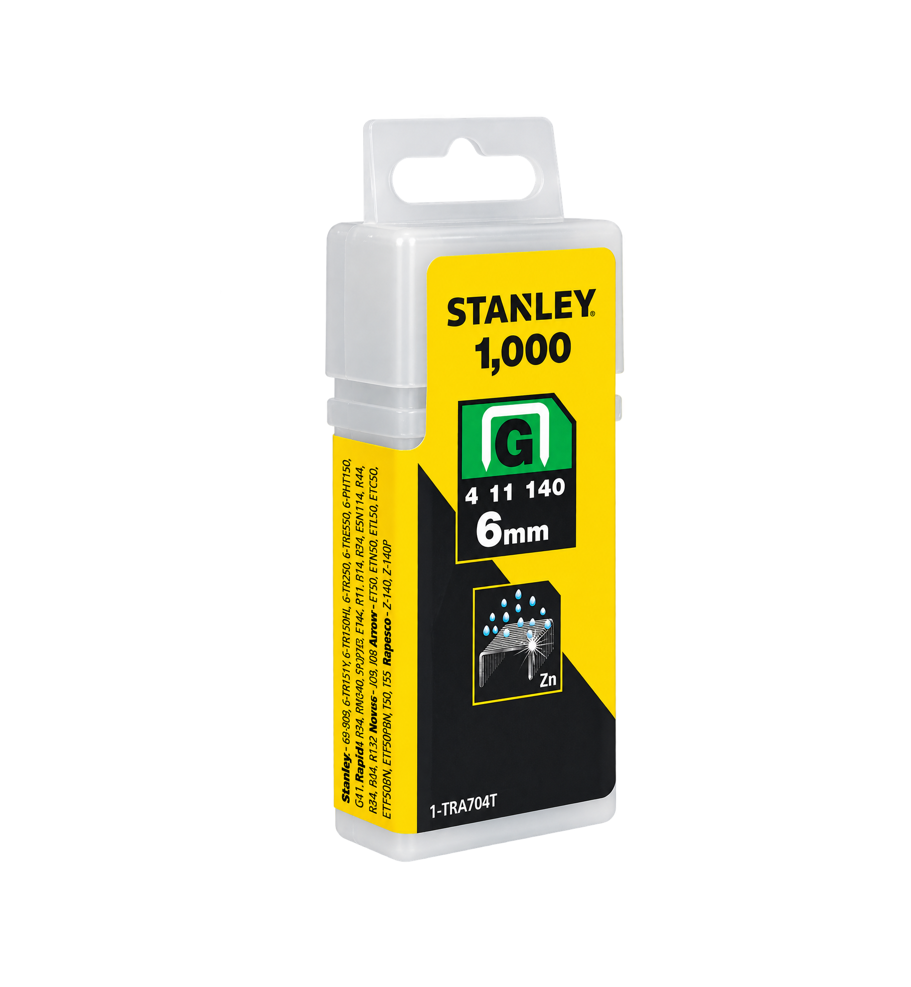 Stanley Type G Nieten 6mm Gegalvaniseerd 1000 stuks – 1-TRA704T