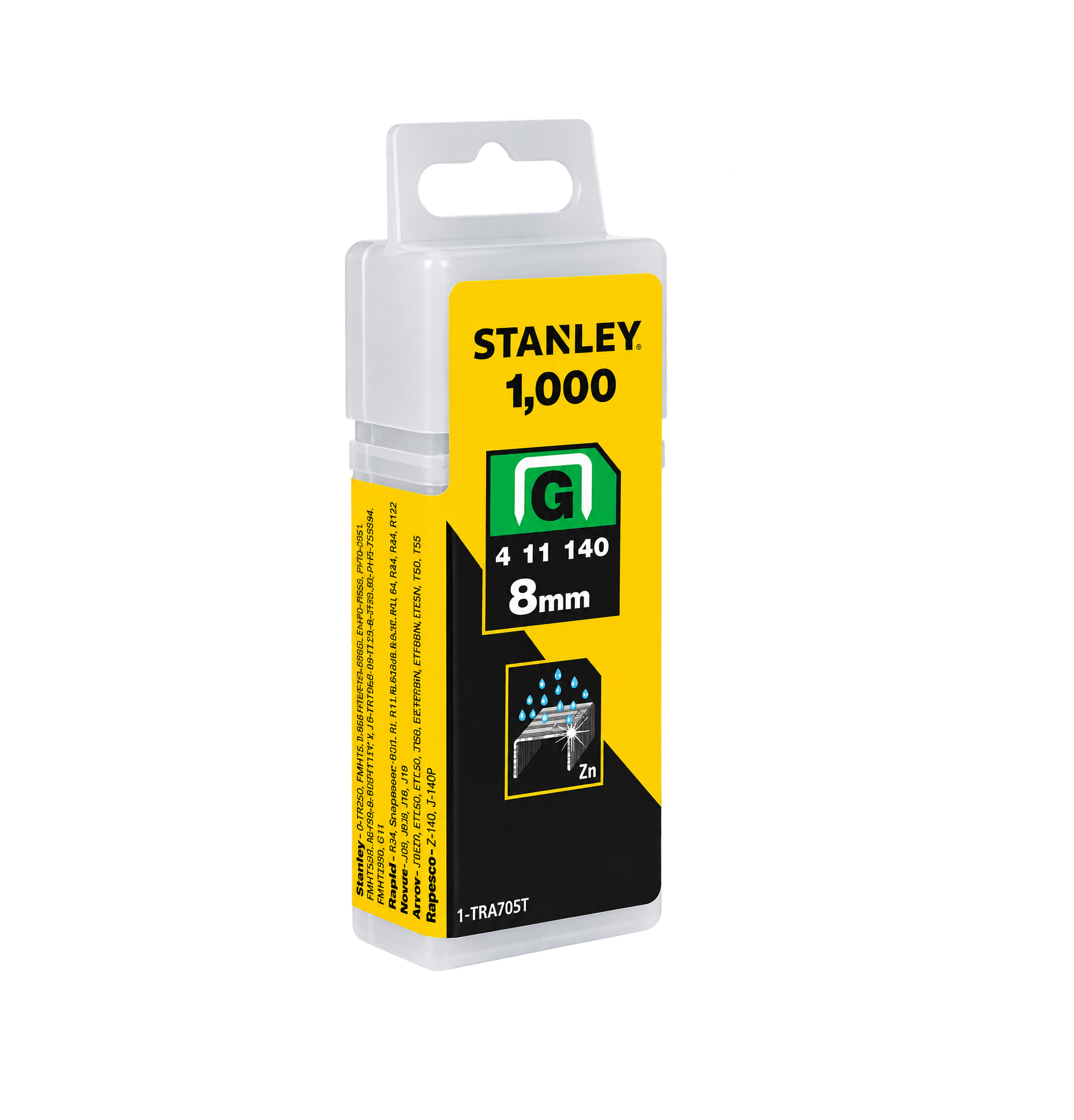 Stanley Type G Nieten 8mm Gegalvaniseerd 1000 stuks – 1-TRA705T