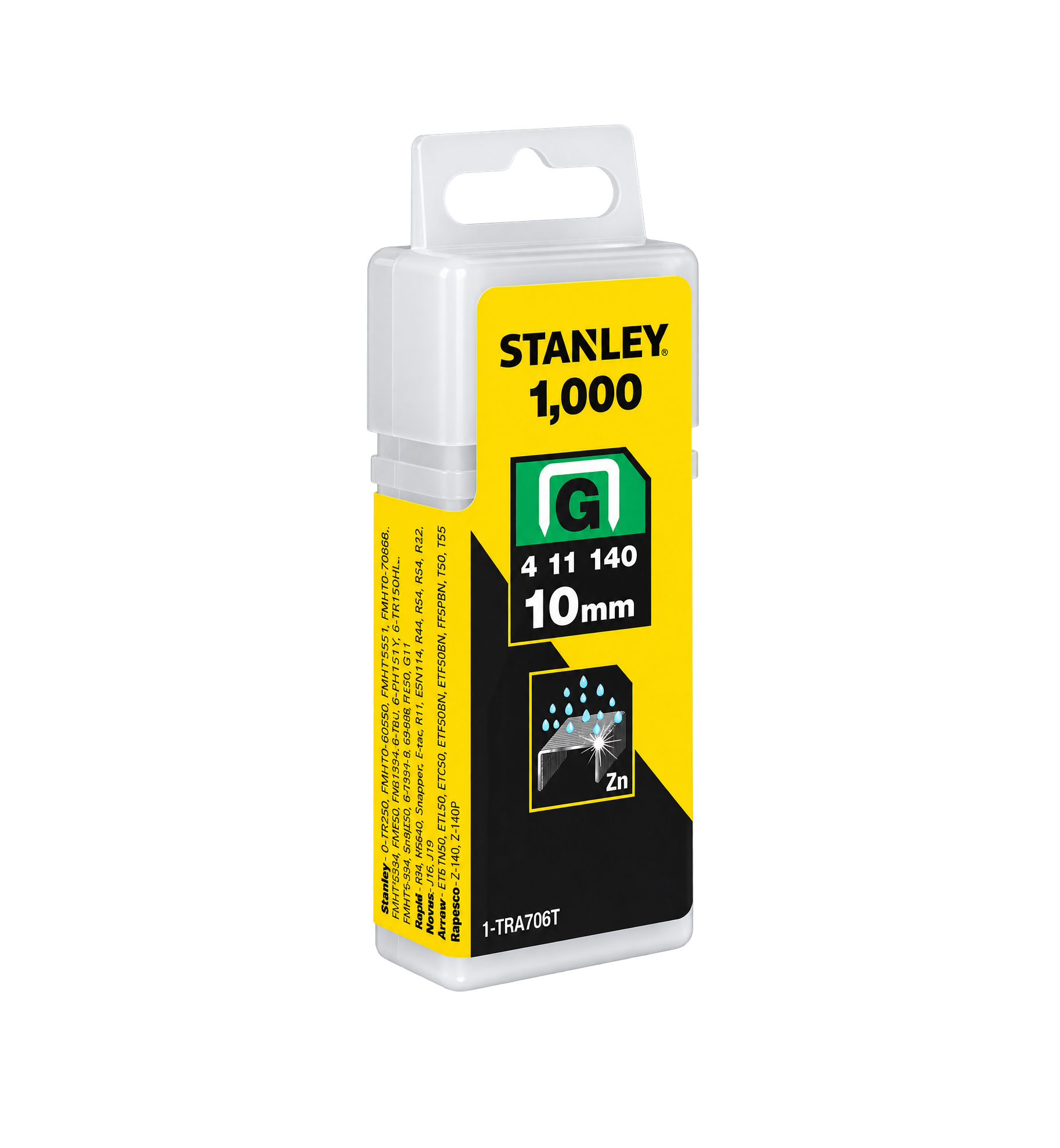 Stanley Type G Nieten 10mm Gegalvaniseerd 1000 stuks – 1-TRA706T