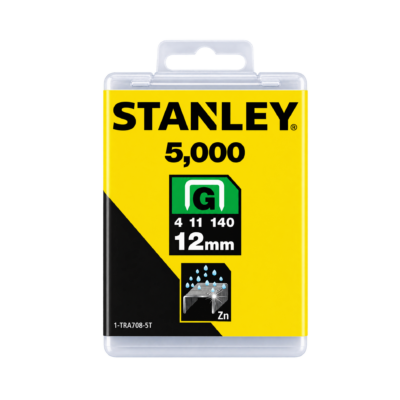 Stanley Type G Nieten 12mm – 5000 stuks Voordeelverpakking – 1-TRA708-5T