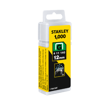 Stanley Type G Nieten 12mm Gegalvaniseerd 1000 stuks – 1-TRA708T