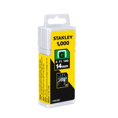 Stanley Type G Nieten 14mm Gegalvaniseerd 1000 stuks – 1-TRA709T