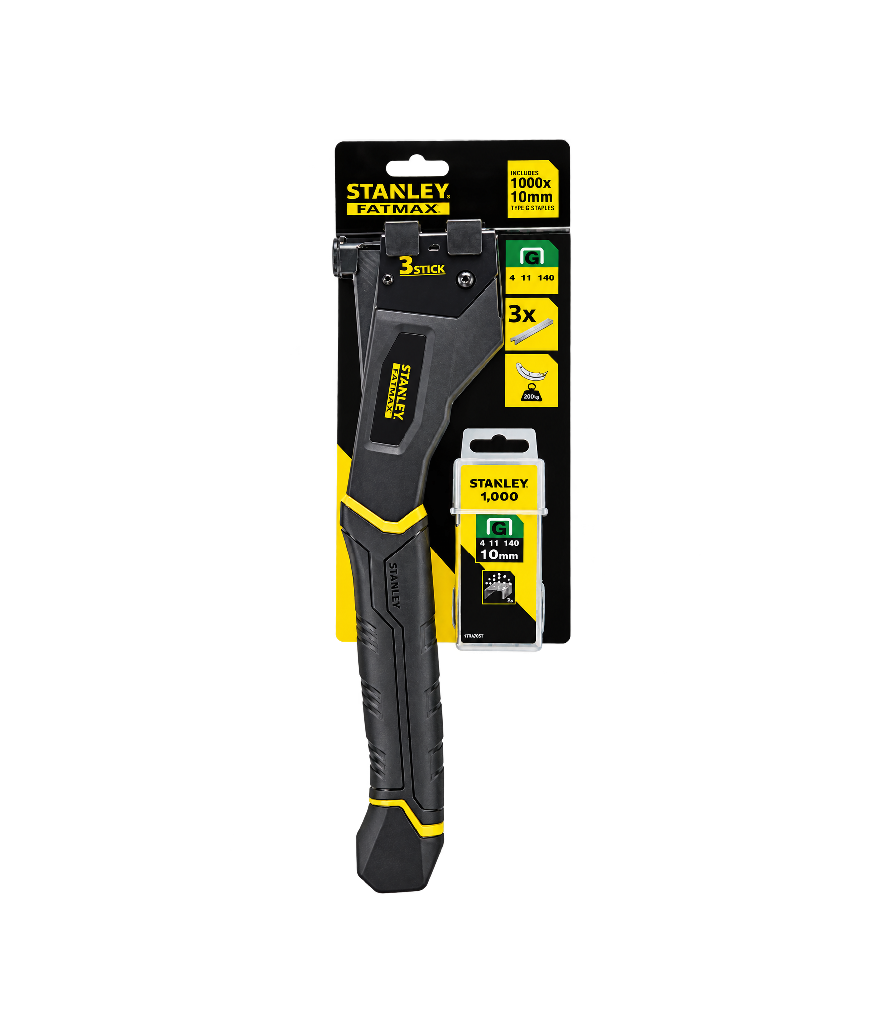 Stanley FATMAX FMHT81394-9 Hamertacker – Type G 8-12 mm – Incl. 1000 Nieten